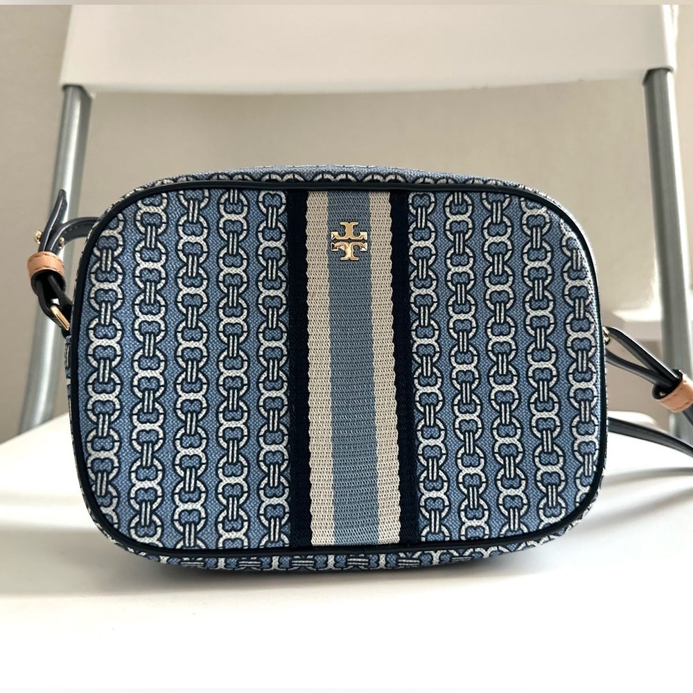 Tory Burch Gemini Link Canvas Mini Bag